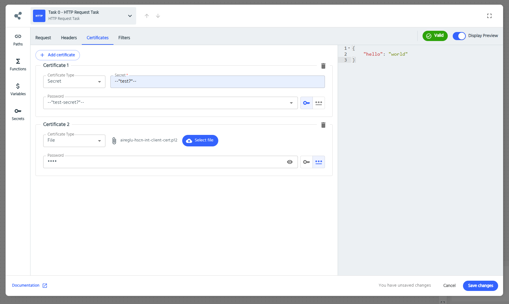 RequestTask