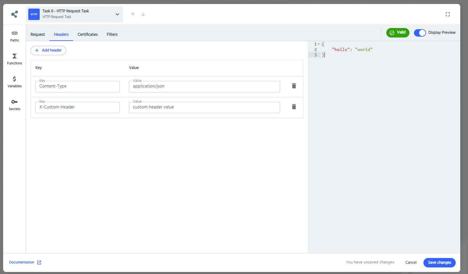 RequestTask