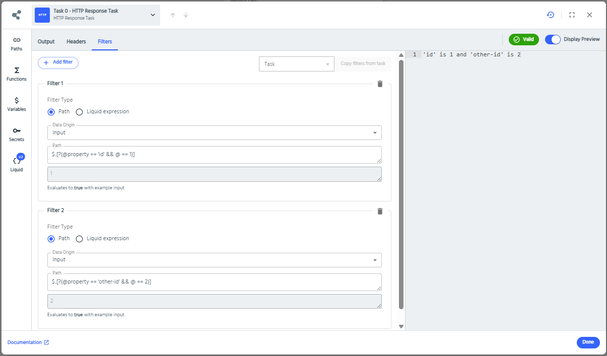 path filters